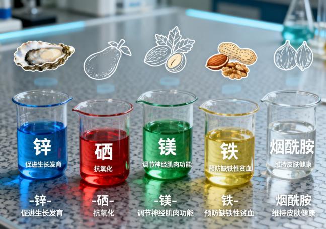 补锌硒镁铁烟酰胺哪个牌子效果最好产品十大排名12周微量元素水